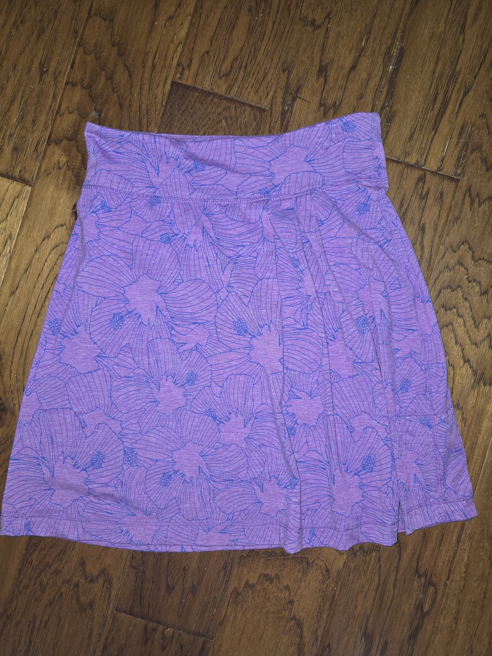 Title nine Pink Floral Circle Skirt